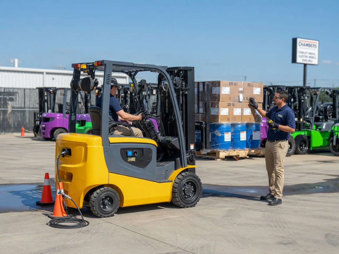 Electric Forklift Rental services