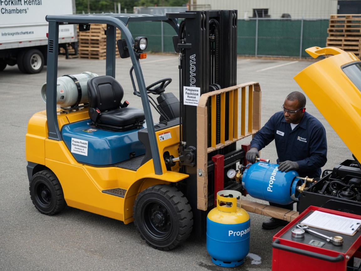 Propane Forklift Rental services